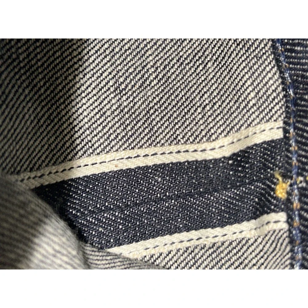 Tellason Ankara White Oak Cone Selvedge Denim Jeans USA Straight Leg 36x34